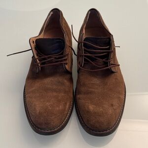 Brown Leather Suede Men's Shoes size 11.5
